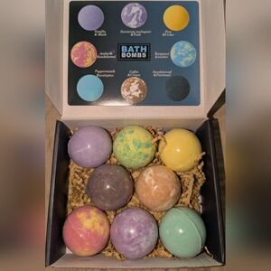 8 Pack Bath Bombs For Men And Women Woodsy Scents New In Box